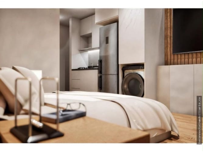 Apartaestudio en venta en Conquistadores, Medellín, 20 m² · foto 3 de 6