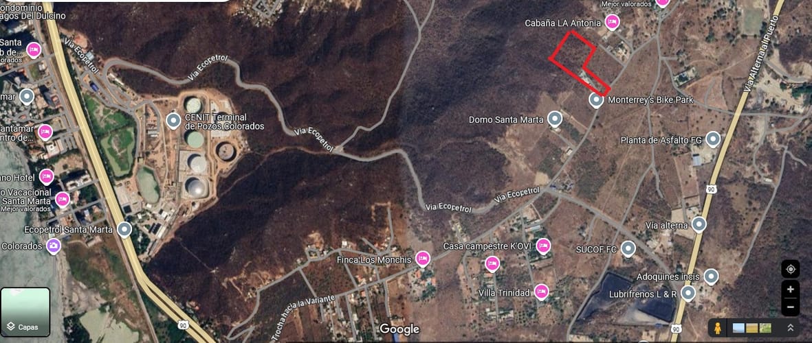 Lote en venta en Pozos Colorados, Santa Marta, 40 m² · foto 8 de 10