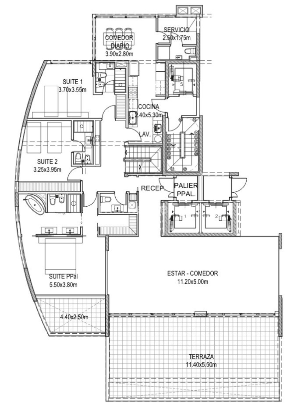 Apartamento en venta en Manantiales