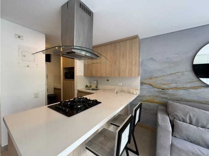 Apartamento de 1 alcoba en arriendo en El Poblado, Medellín, 55 m² · foto 2 de 11