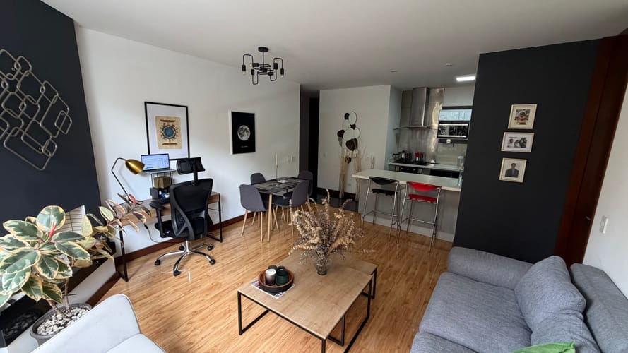 Apartamento de 1 alcoba en venta en Chico Norte, Bogotá, 60 m² · foto 3 de 12