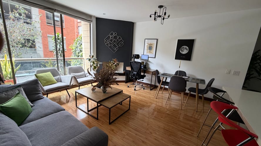 Apartamento de 1 alcoba en venta en Chico Norte, Bogotá, 60 m² · foto 4 de 12