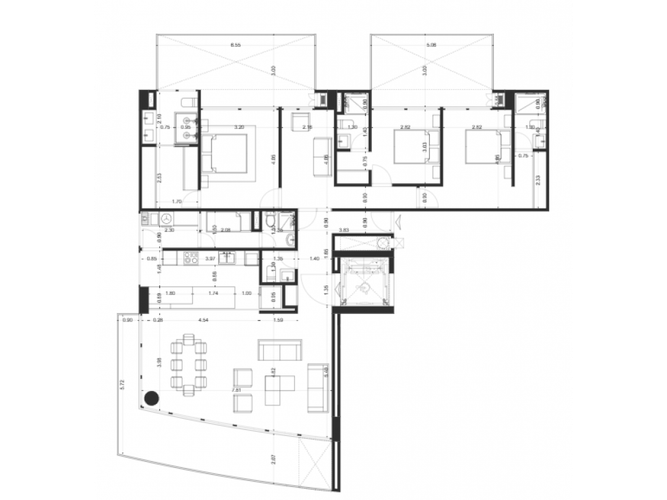 Apartamento de 4 alcobas en venta en Santa Monica, Cali, 204 m² · foto 12 de 24