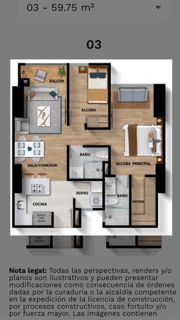 Apartamento en venta en Villas De Aranjuez, Bogotá · foto 11 de 18