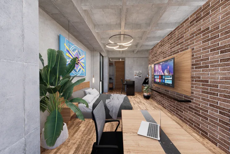 Apartaestudio en venta en Santa María De Los Ángeles, Medellín, 30 m² · foto 12 de 18