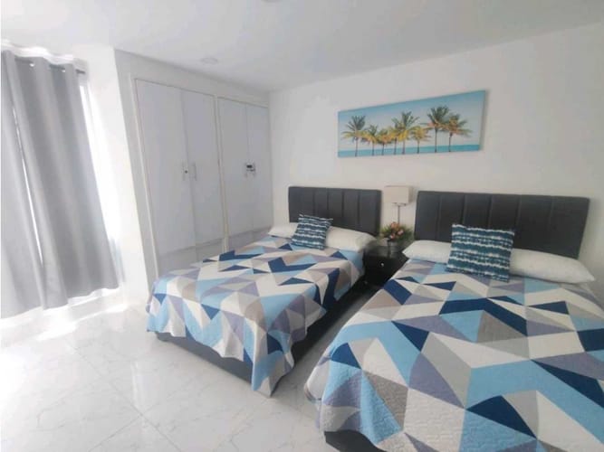 Apartamento de 1 alcoba en venta en El Laguito, Cartagena, 53 m² · foto 12 de 18