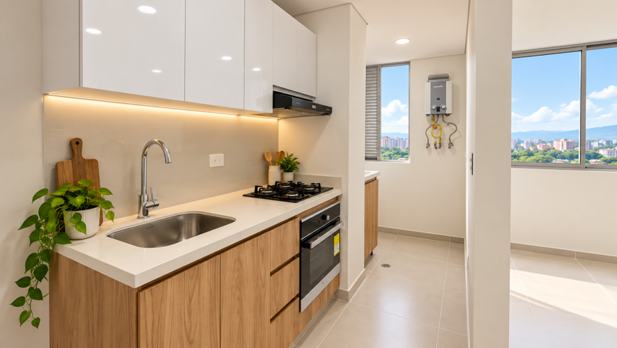 Apartamento de 1 alcoba en venta en Arkamonica, Ibagué, 37 m² · foto 6 de 11