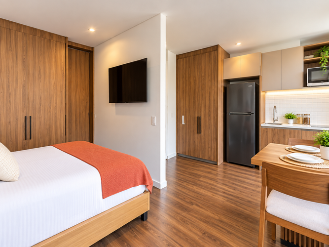 Apartamento de 1 alcoba en venta en El Virrey, Bogotá, 38 m² · foto 3 de 13