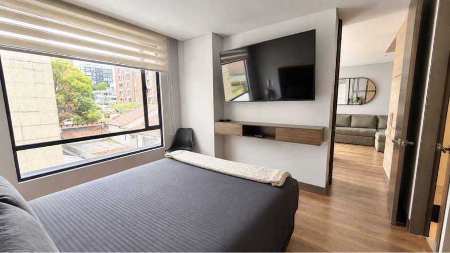 Apartamento de 1 alcoba en venta en Chico Norte, Bogotá, 43 m² · foto 9 de 21