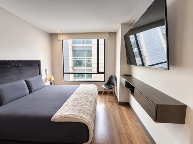 Apartamento de 1 alcoba en venta en Chico Norte, Bogotá, 43 m² · foto 14 de 21