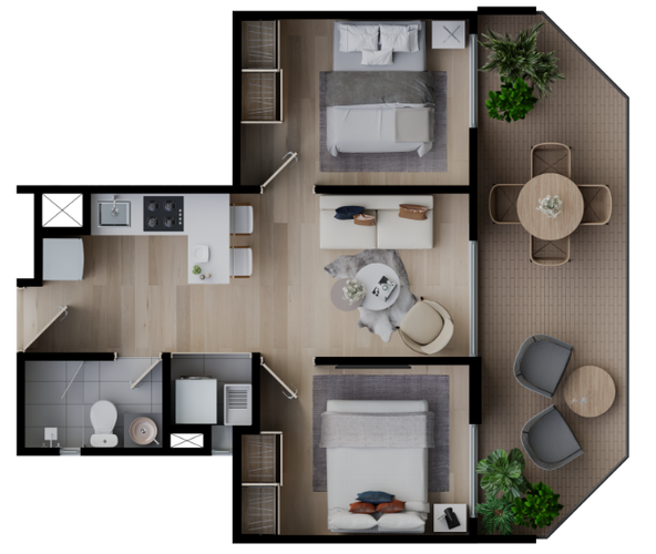 Apartaestudio en venta en Bojaca, Chía, 33 m² · foto 9 de 19