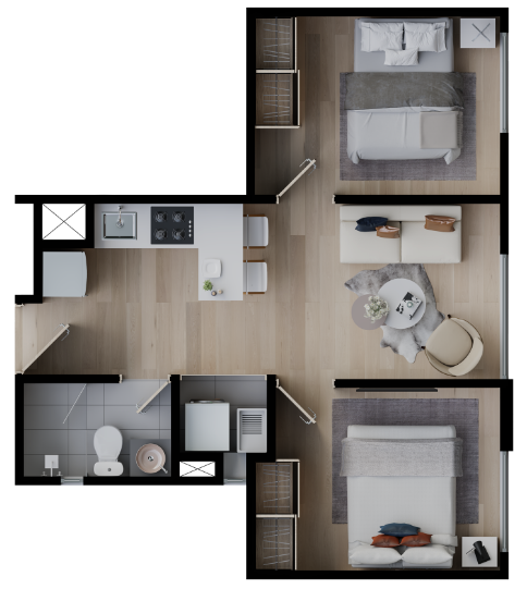 Apartaestudio en venta en Bojaca, Chía, 33 m² · foto 10 de 19