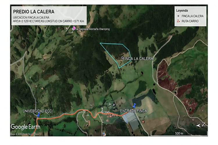 Lote en venta en Frailejonal, La Calera, 31294 m² · foto 2 de 3