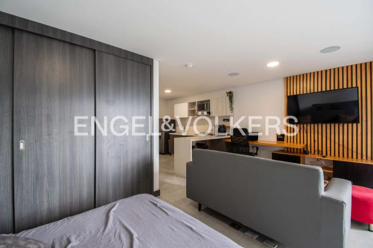 Apartamento de 1 alcoba en venta en El Poblado, Medellín, 42 m² · foto 9 de 17