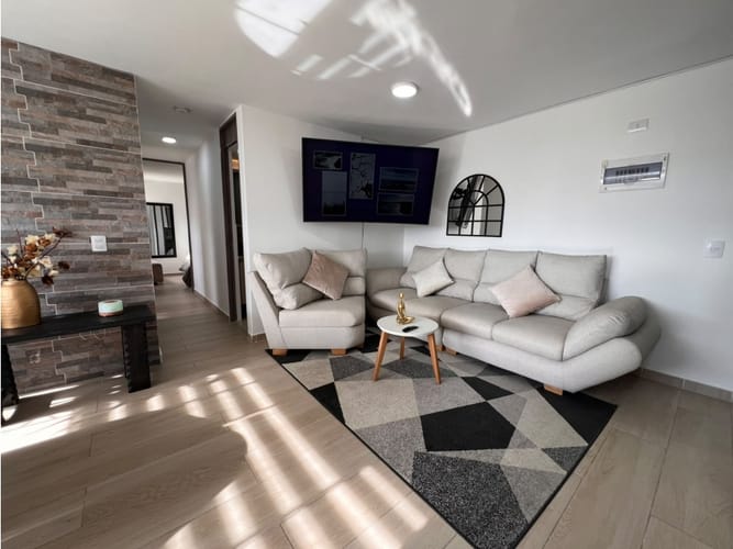 Apartamento de 3 alcobas en arriendo en Cuatro Esquinas, Rionegro, 57 m² · foto 5 de 12