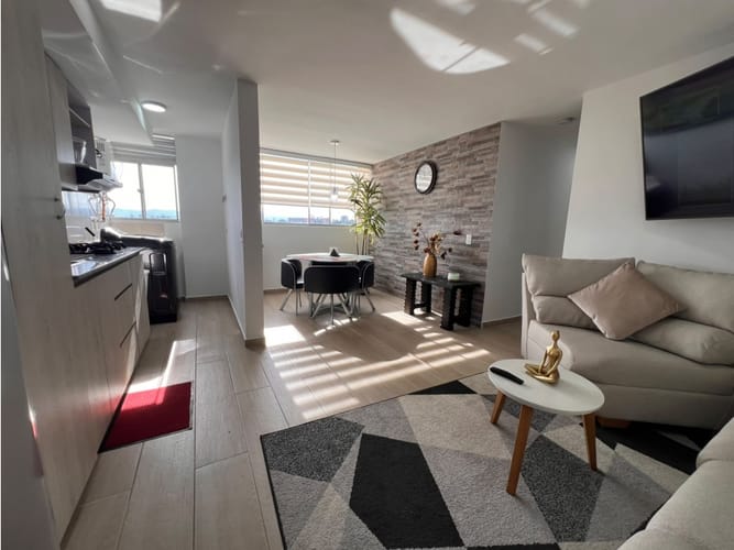 Apartamento de 3 alcobas en arriendo en Cuatro Esquinas, Rionegro, 57 m² · foto 7 de 12