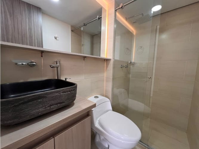 Apartamento de 3 alcobas en arriendo en Cuatro Esquinas, Rionegro, 57 m² · foto 8 de 12