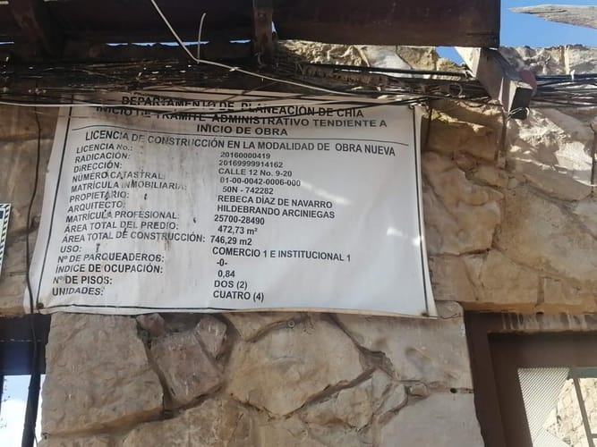 Lote en venta en La Iglesia, Chía, 472 m² · foto 5 de 7
