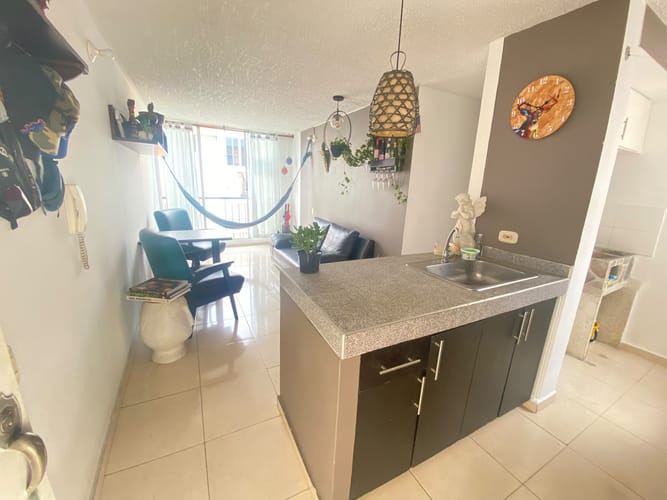 Apartamento de 3 alcobas en venta en Salomia, Cali, 47 m² · foto 5 de 10