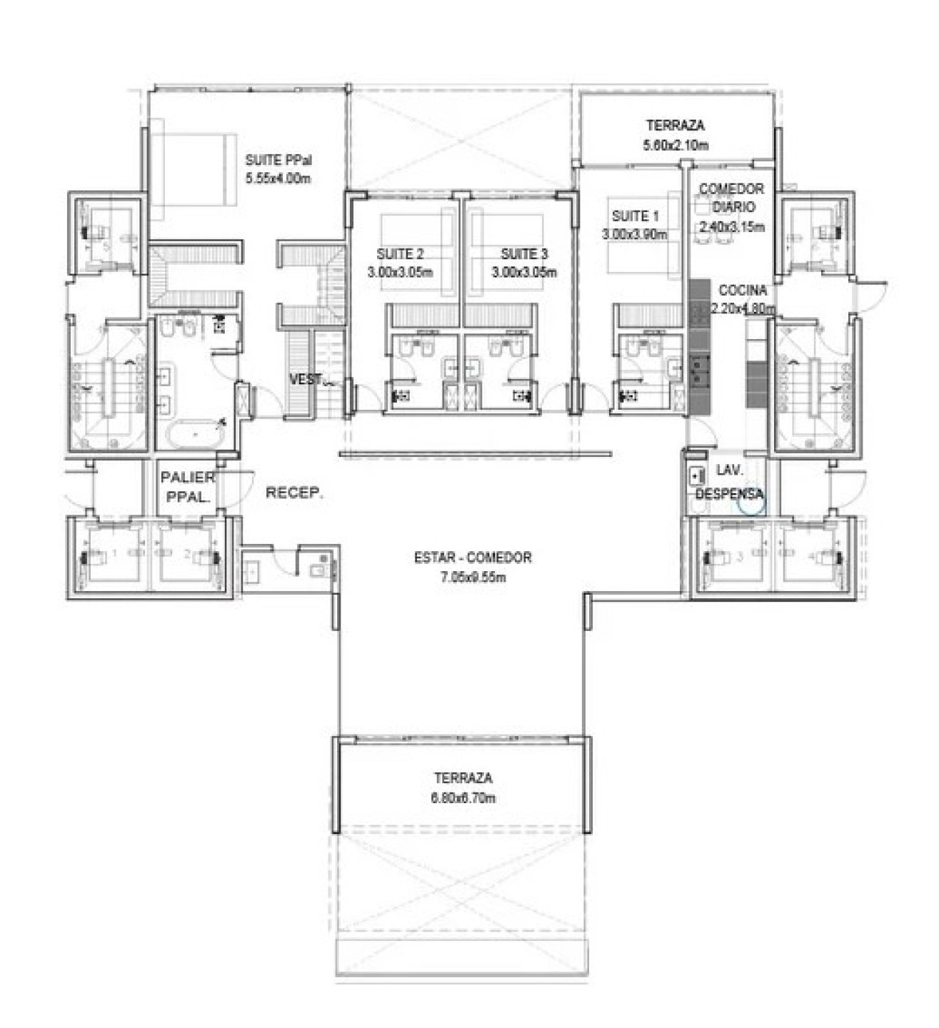 Apartamento en venta en Manantiales