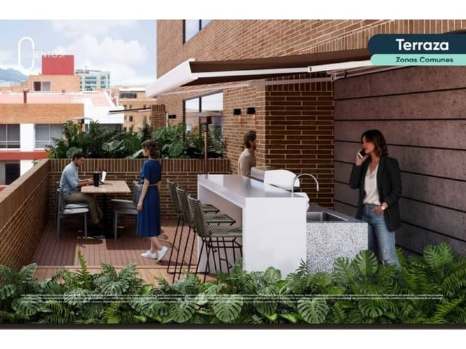 Apartaestudio en venta en Santa Bibiana, Bogotá, 33 m² · foto 6 de 9