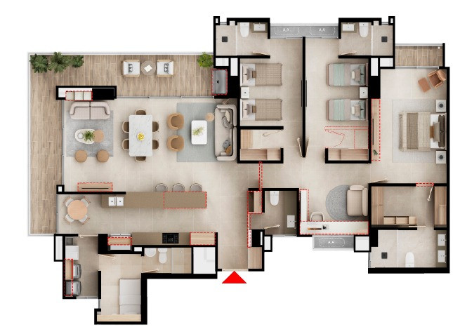 Apartamento en arriendo en Buenavista, Barranquilla · foto 10 de 24