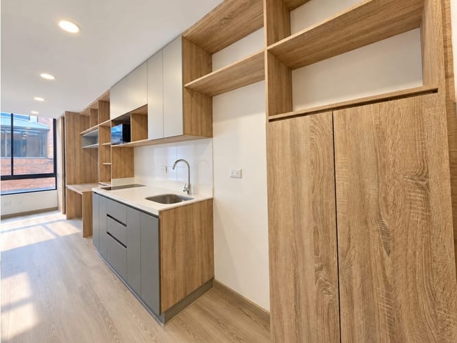 Apartaestudio en venta en Quinta Paredes, Bogotá, 20 m² · foto 3 de 23