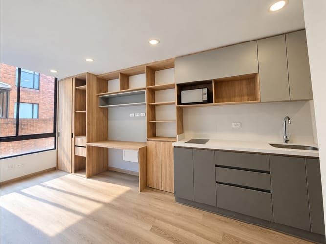 Apartaestudio en venta en Quinta Paredes, Bogotá, 20 m² · foto 7 de 23