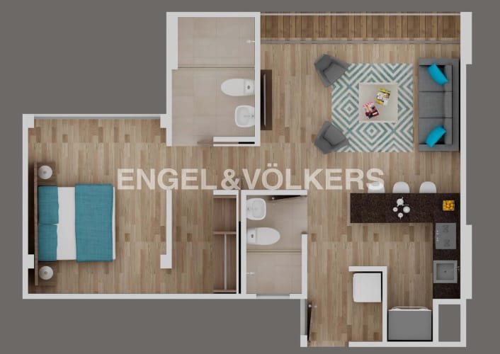 Apartamento de 1 alcoba en venta en Las Juntas, Chía, 37 m² · foto 7 de 20