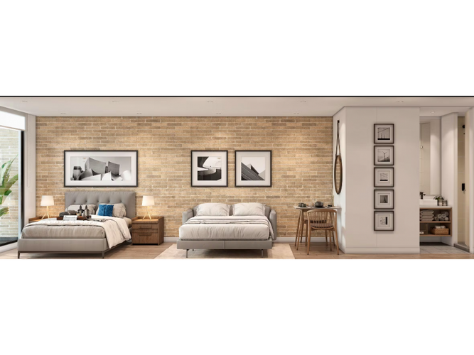 Apartamento de 1 alcoba en venta en Santa Barbara, Bogotá, 32 m² · foto 5 de 13