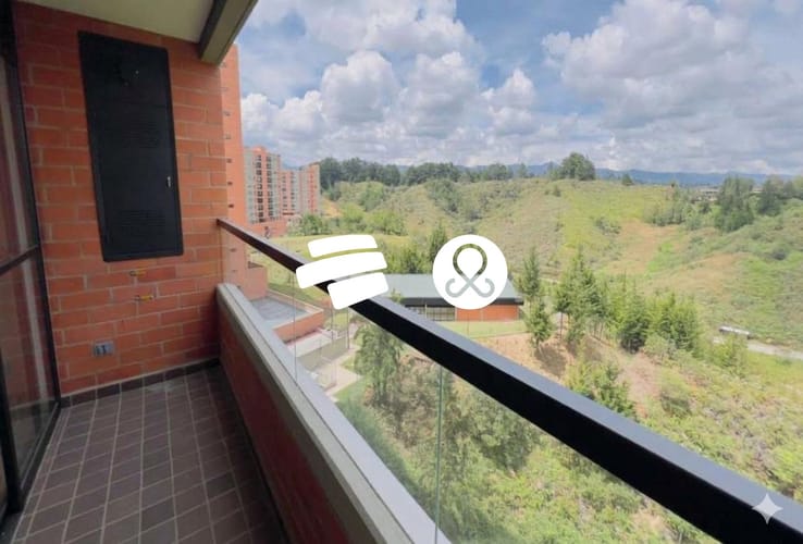 Apartamento de 3 alcobas en venta en El Porvenir, Rionegro, 90 m² · foto 9 de 10