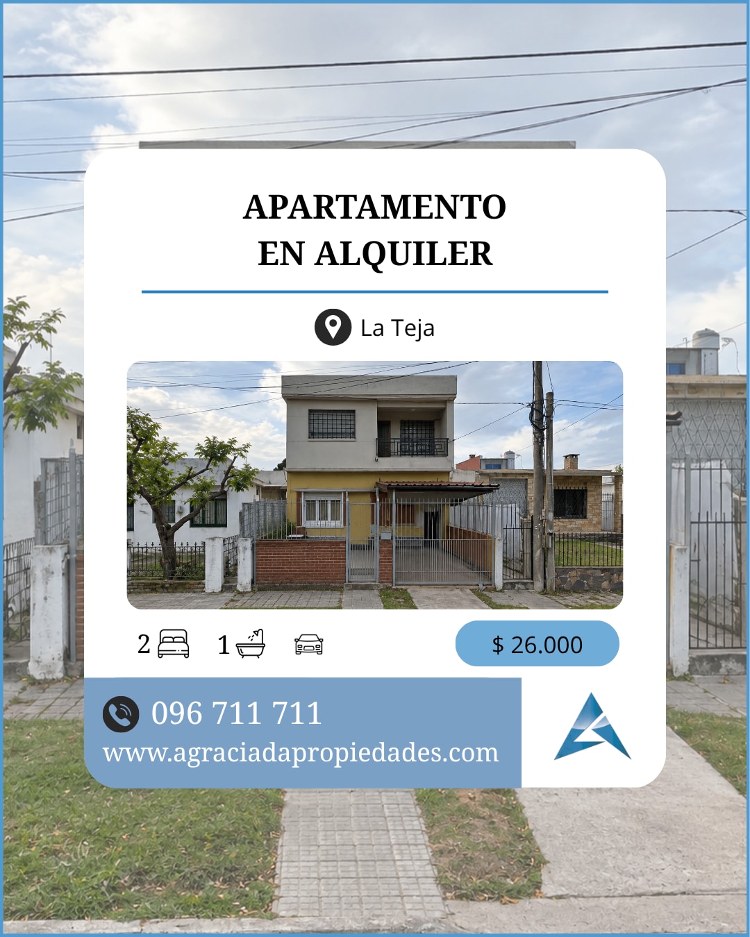 Apartamento en alquiler en La Teja