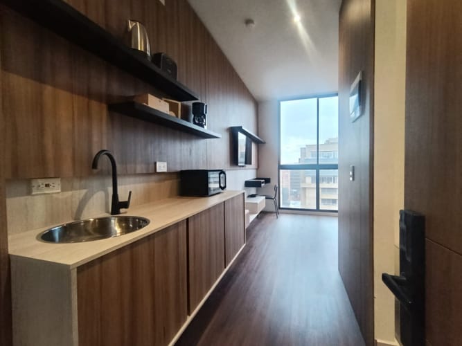 Apartaestudio en venta en Chico Norte, Bogotá, 17 m² · foto 7 de 14