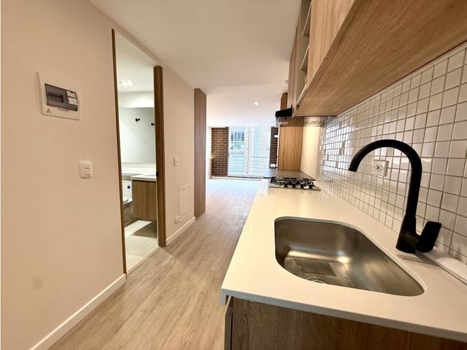 Apartaestudio en arriendo en La Candelaria, Bogotá, 28 m² · foto 4 de 21