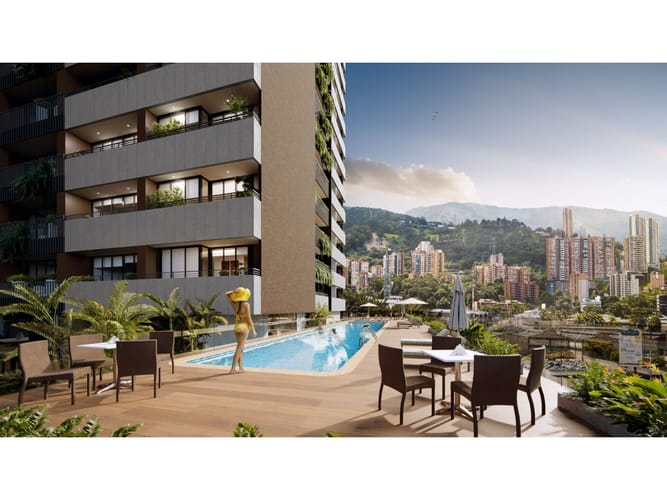Apartamento de 1 alcoba en venta en Villa Carlota, Medellín, 68 m² · foto 16 de 24