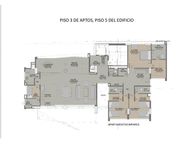 Apartamento de 3 alcobas en venta en Alejandría, Medellín, 230 m² · foto 15 de 19