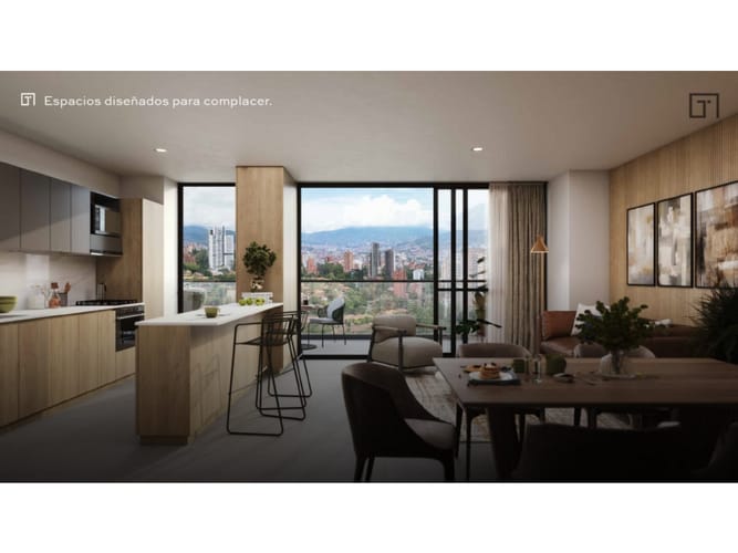 Apartamento de 3 alcobas en venta en Los Balsos, Medellín, 135 m² · foto 3 de 24