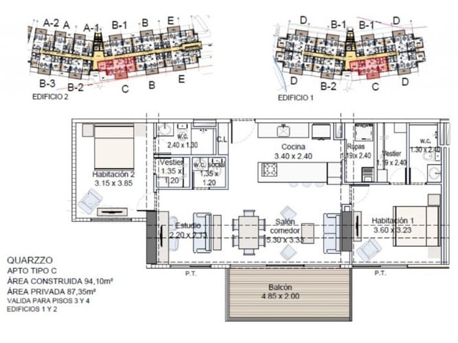 Apartamento de 2 alcobas en venta en El Portento, El Retiro, 89 m² · foto 22 de 22