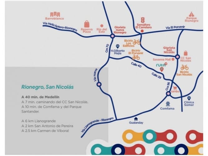 Apartamento de 2 alcobas en venta en Ub. Jardines De La Catolica, Rionegro, 744 m² · foto 5 de 10
