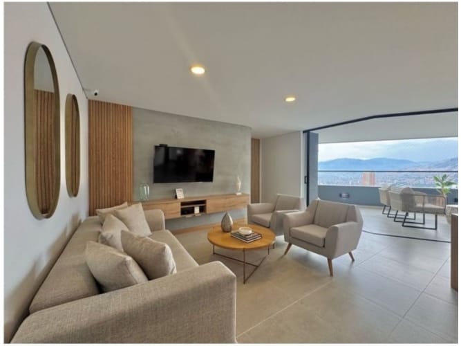 Apartamento de 3 alcobas en venta en El Poblado, Medellín, 111 m² · foto 2 de 11