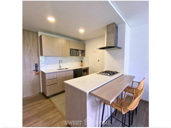 Apartamento de 1 alcoba en venta en Llano Grande, Rionegro, 55 m² · foto 4 de 9