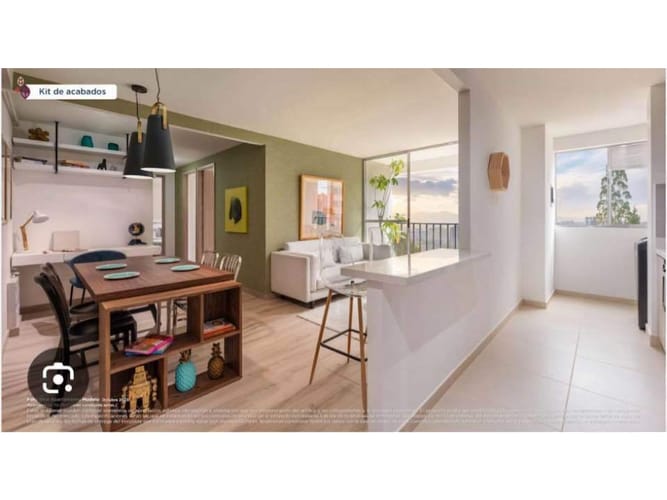 Apartamento de 3 alcobas en venta en Santa Ana, Rionegro, 73 m² · foto 6 de 14