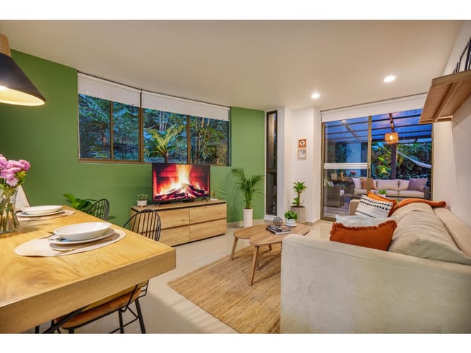Apartamento de 1 alcoba en venta en Las Lomas, Medellín, 53 m² · foto 5 de 6
