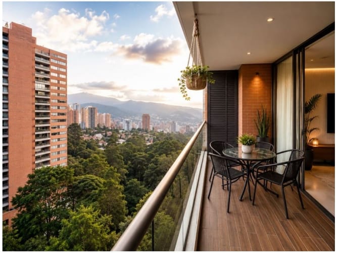 Apartamento de 3 alcobas en venta en El Tesoro, Medellín, 145 m² · foto 3 de 16