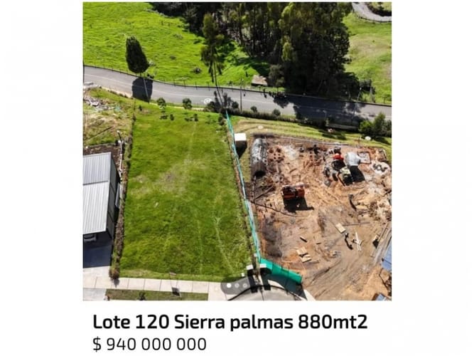 Lote en venta en Pantanillo, Envigado, 880 m² · foto 6 de 6