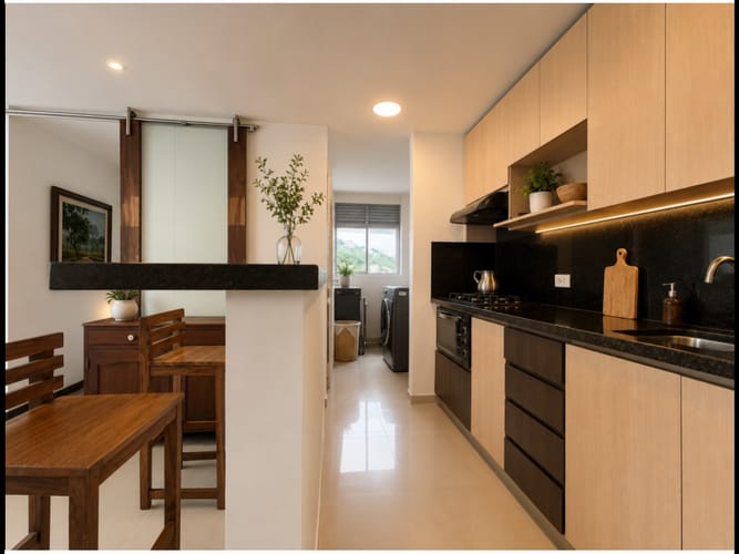Apartamento de 2 alcobas en venta en Loma De Las Brujas, Envigado, 76 m² · foto 4 de 20