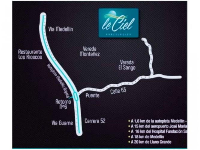 Lote en venta en El Zango, Guarne, 3800 m² · foto 14 de 14