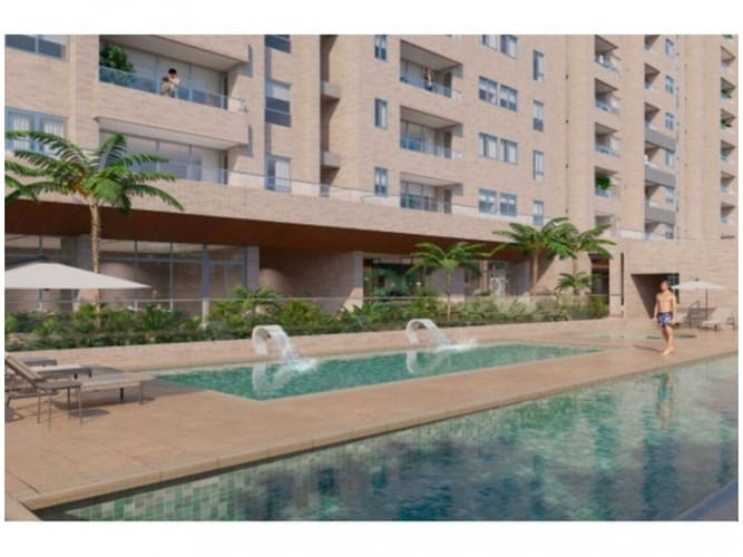 Apartamento de 2 alcobas en venta en Simesa, Envigado, 74 m² · foto 4 de 5
