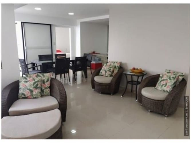 Apartamento de 4 alcobas en venta en Bocagrande, Medellín, 133 m² · foto 4 de 16