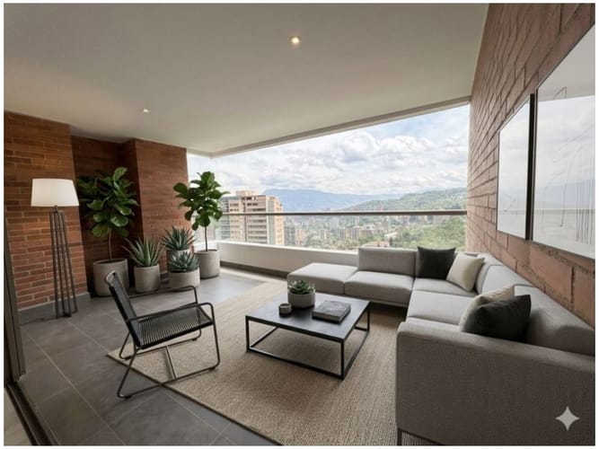 Apartamento de 3 alcobas en venta en El Poblado, Medellín, 220 m² · foto 4 de 14